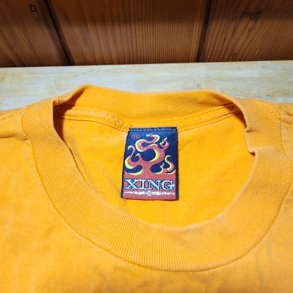 XING T-SHIRTS SIZE XL Orange Godzilla - Picture 5 of 7